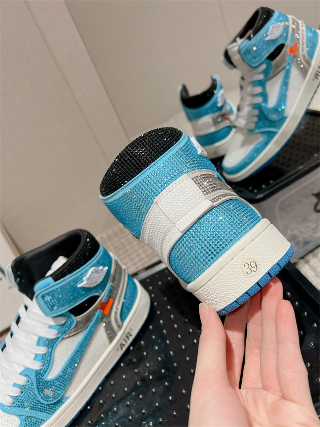 Dior x Nike Air Jordan High crystal D004