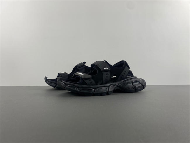 BALENCIAGA BLACK ‘3XL’ SANDALS 786956 W3XLT 1000