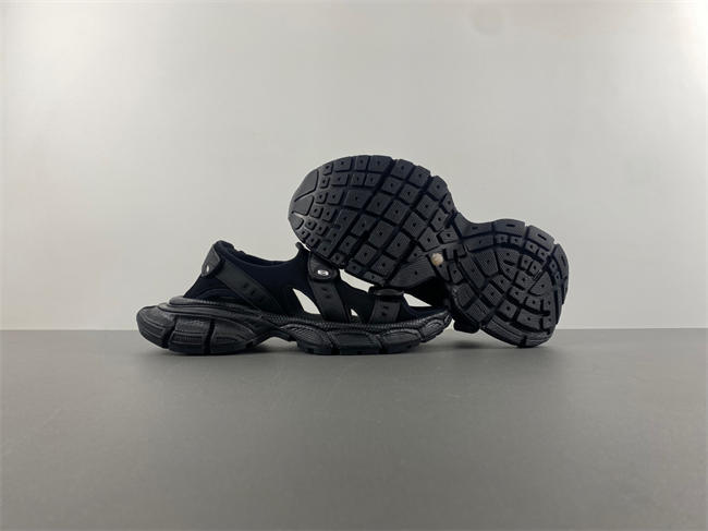 BALENCIAGA BLACK ‘3XL’ SANDALS 786956 W3XLT 1000