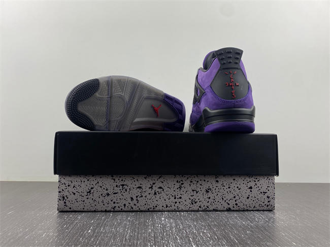 Jordan4 Travis Scott Purple (Friends and Family)  766296 LN4