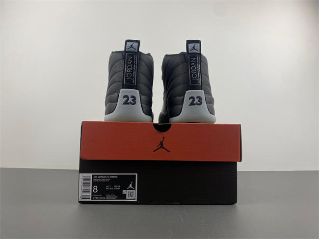 Air Jordan 12 Black Wolf Grey CT8013-010
