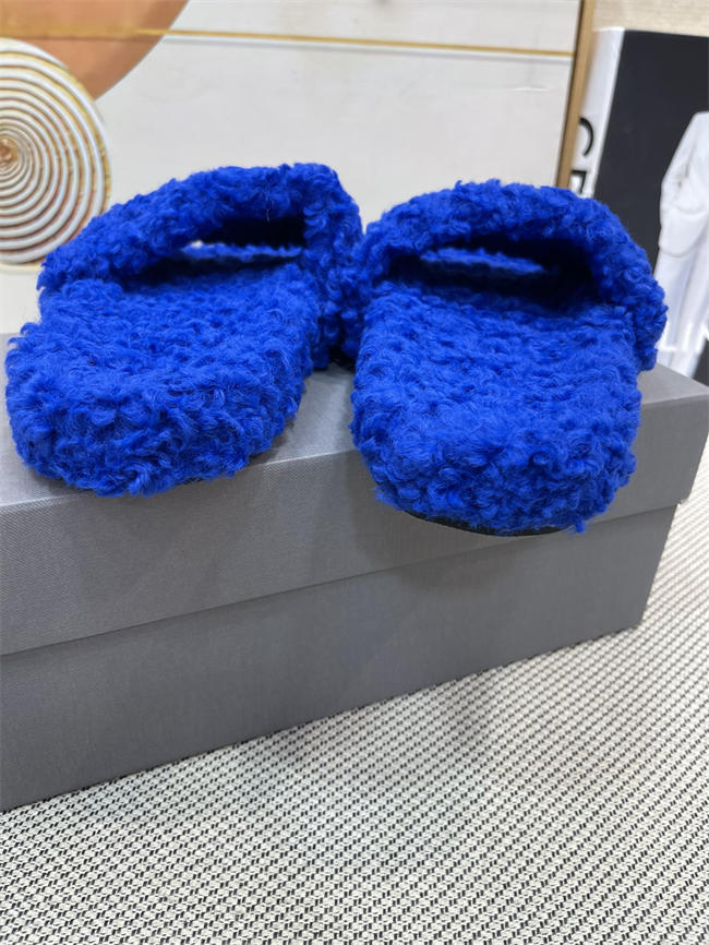 Balenciaga Furry Slide Sandal