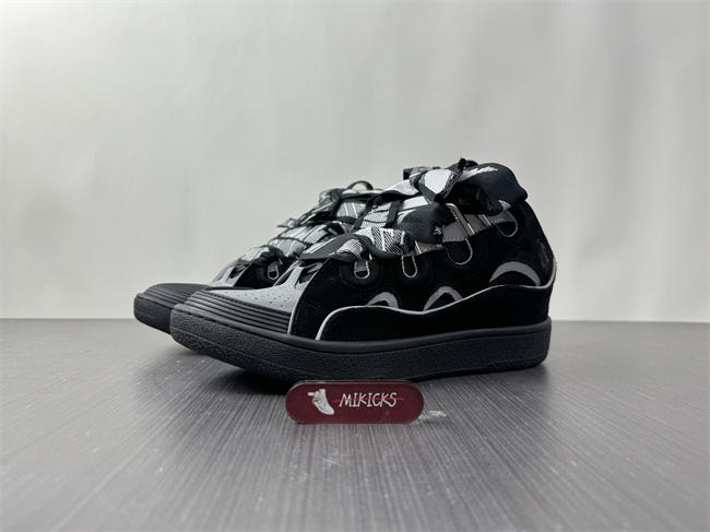 Lanvon Curb SneakerBlack Grey FM-SKRK11-REFL-P2210