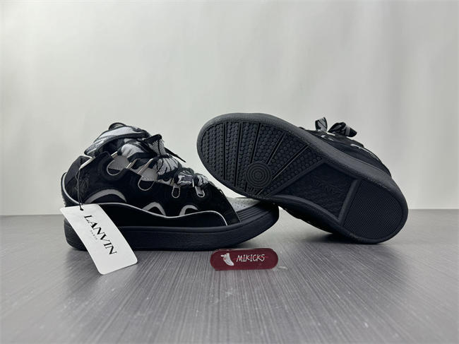 Lanvon Curb SneakerBlack Grey FM-SKRK11-REFL-P2210