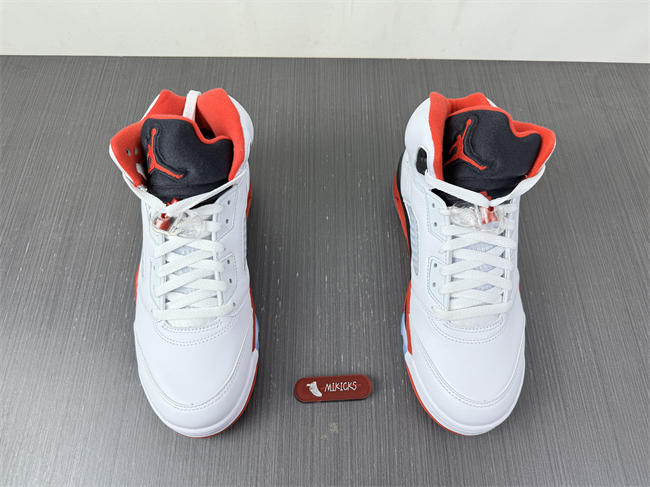 Air Jordan 5 Fire Red Black Tongue 2025 HQ7978-101